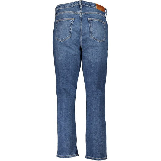 Pair of blue denim jeans