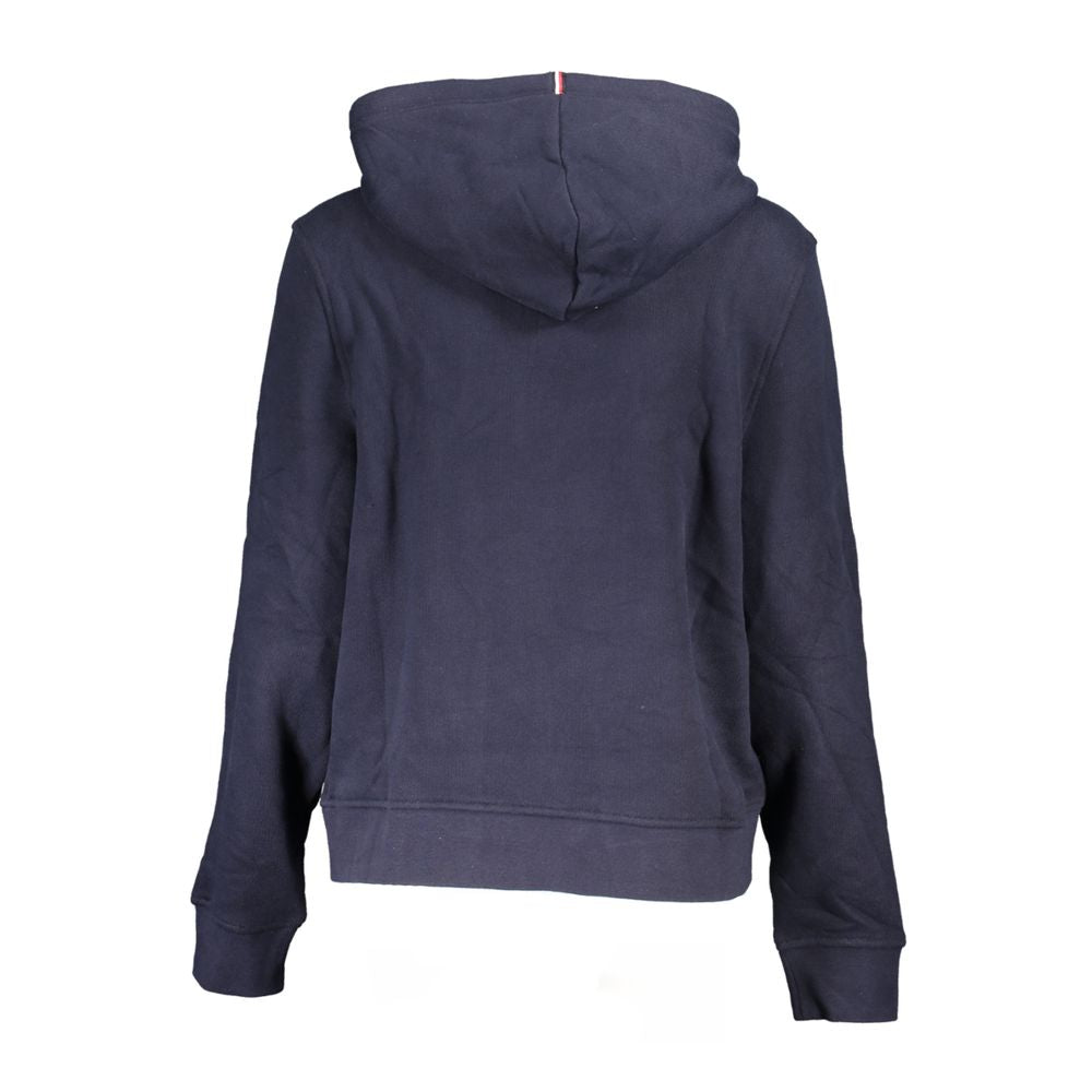Navy blue hoodie on a mannequin