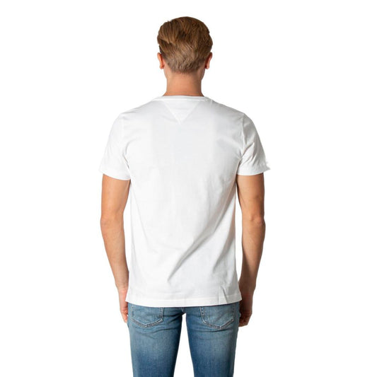 White t-shirt with crew neckline