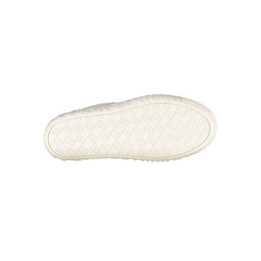 A single shoe sole against a white background. It appears to be a flat or low-top sneaker with a patterned design on the
