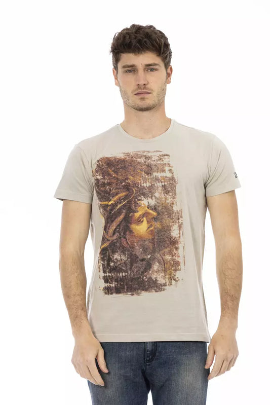 Man wearing graphic t-shirt