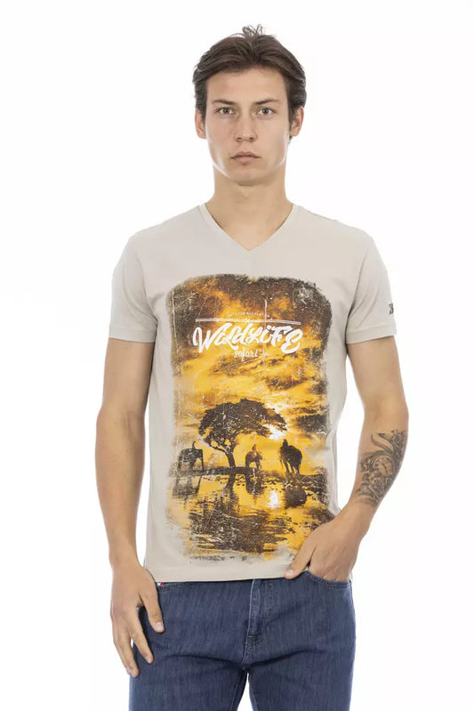 Man wearing graphic t-shirt
