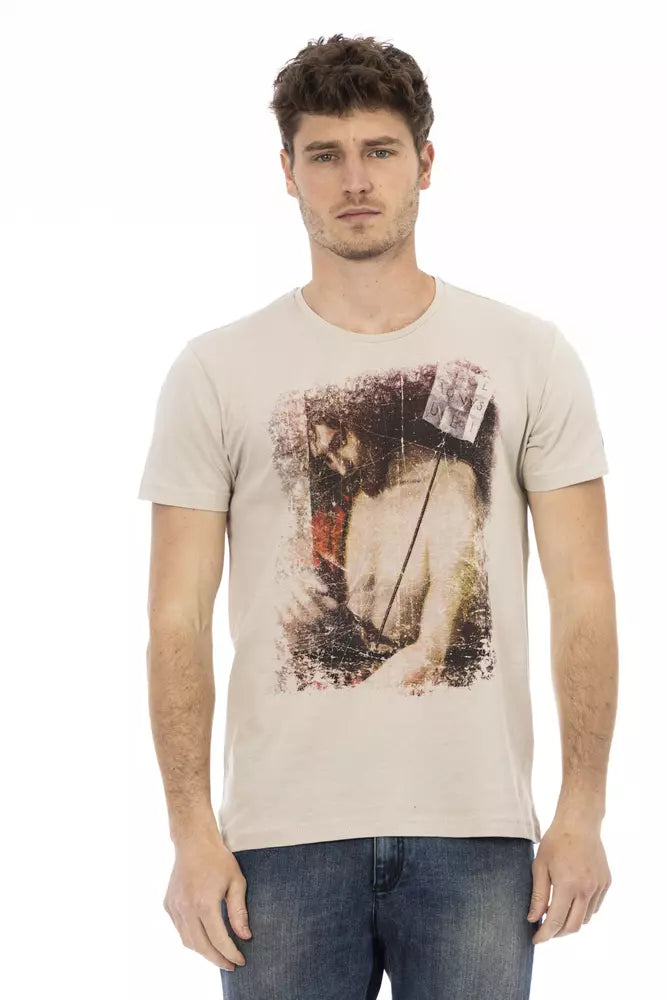 Man wearing graphic t-shirt