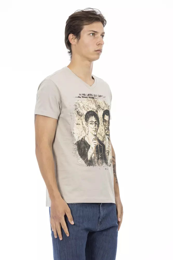 Man wearing graphic t-shirt