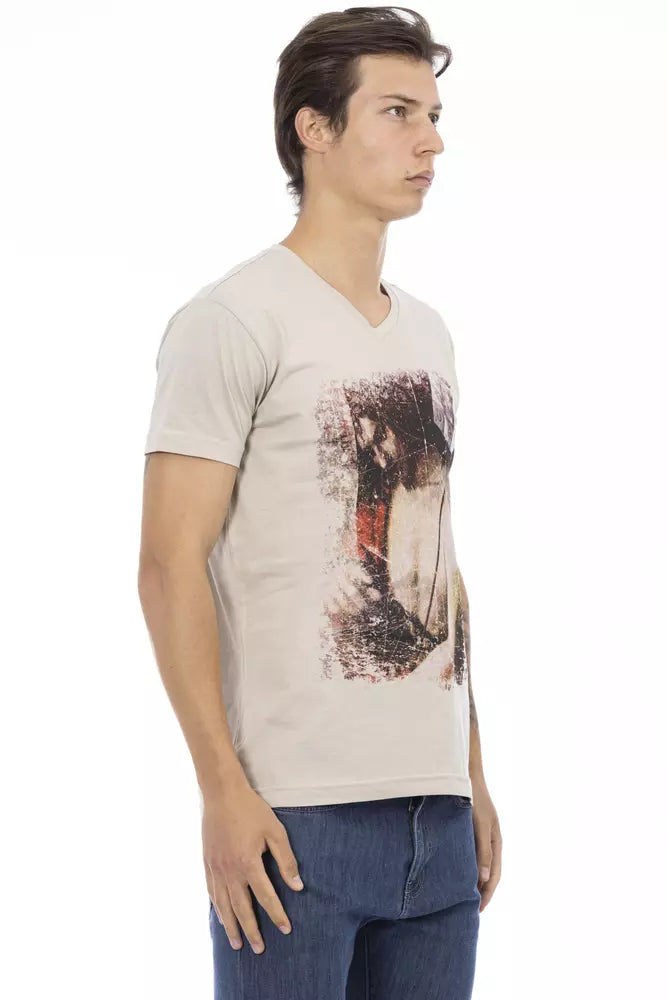 Man wearing graphic t-shirt