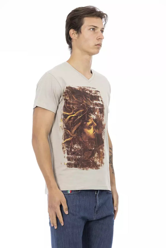 Man wearing graphic t-shirt