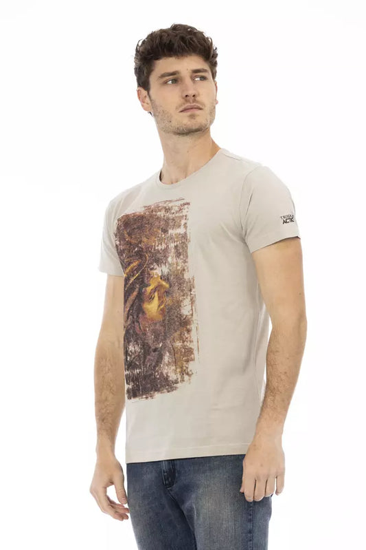 Man wearing graphic t-shirt