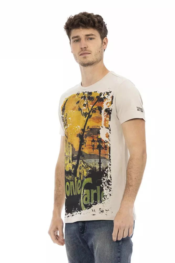 Man wearing graphic t-shirt