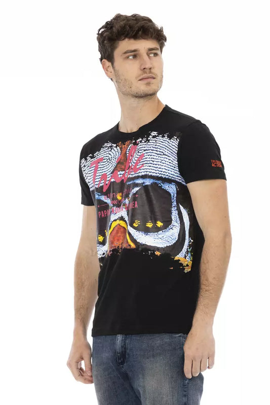 Man wearing graphic t-shirt