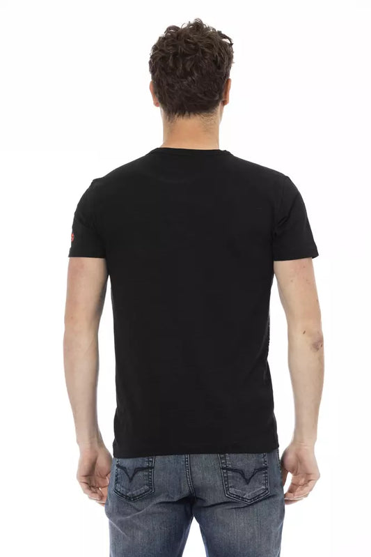 Black t-shirt on a mannequin