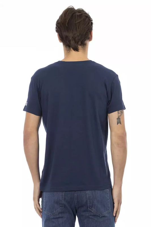 Navy blue t-shirt on a mannequin