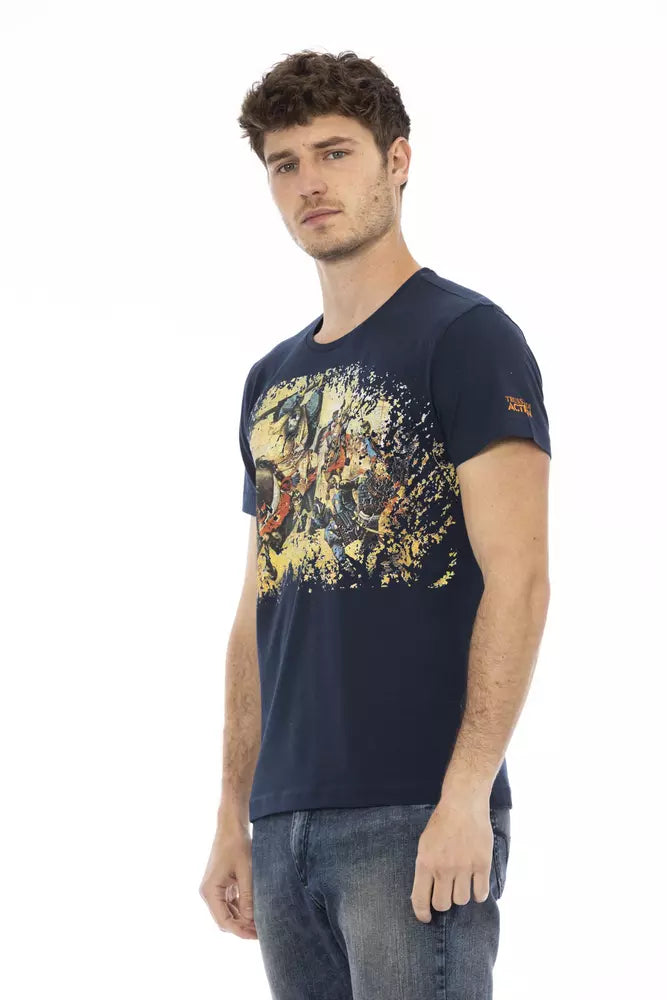 Man wearing graphic t-shirt