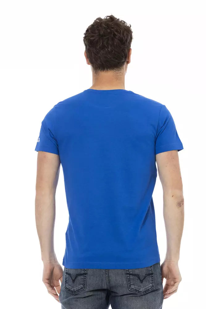 Blue t-shirt on a mannequin