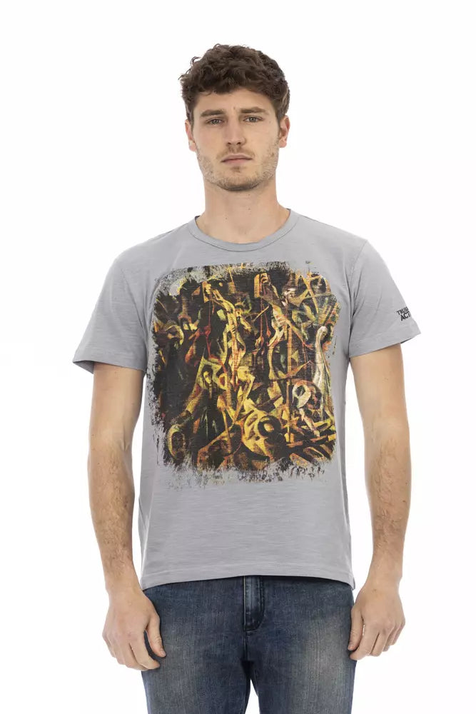 Man wearing graphic t-shirt