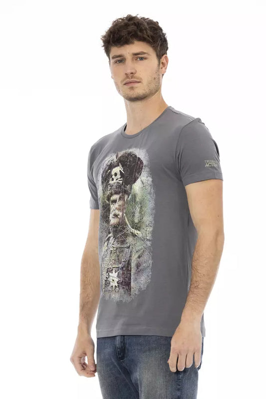 Man wearing graphic t-shirt
