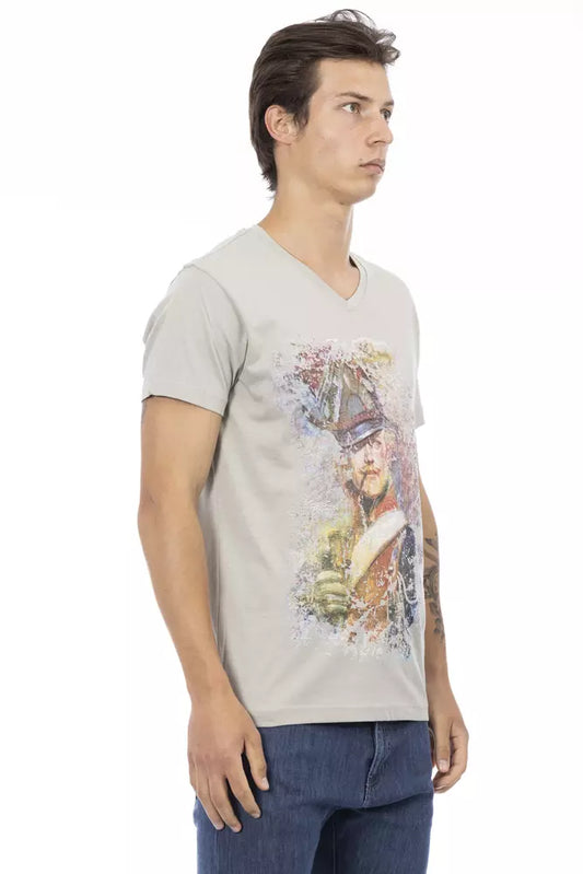 Man wearing graphic t-shirt