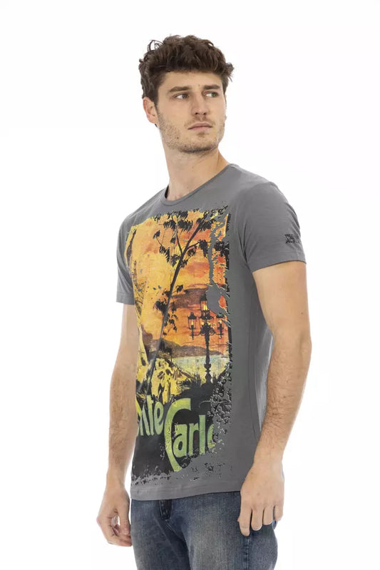 Man wearing graphic t-shirt