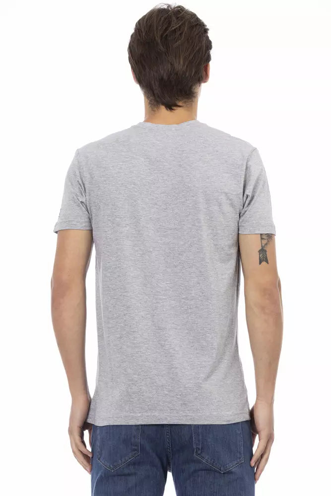 Grey t-shirt on mannequin