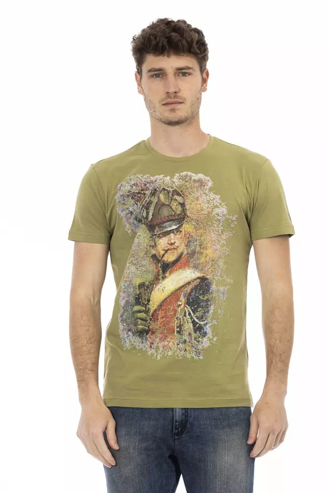 Man wearing graphic t-shirt