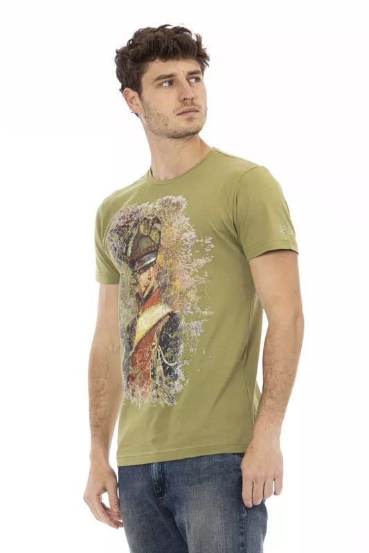 Man wearing graphic t-shirt
