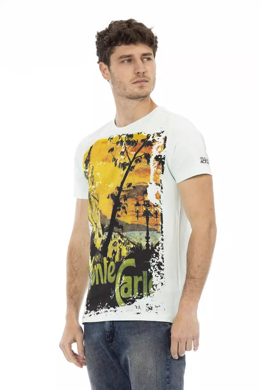 Man wearing graphic t-shirt