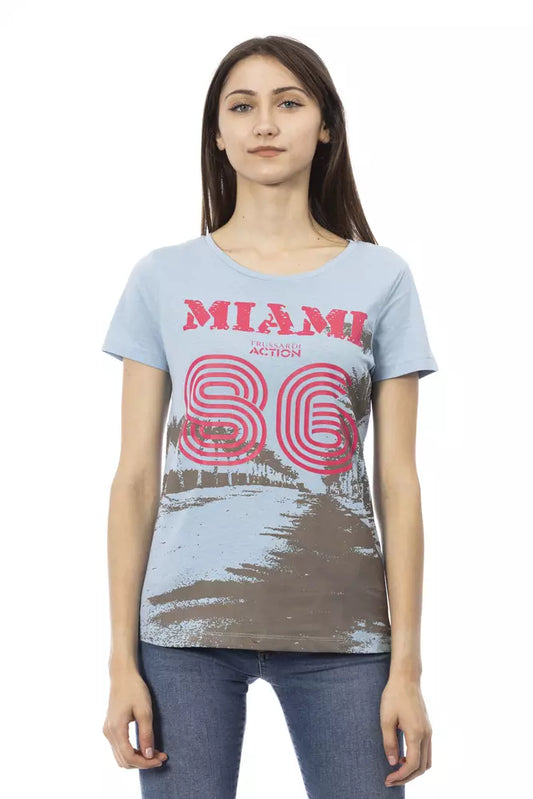 Woman wearing a Miami Heat t-shirt