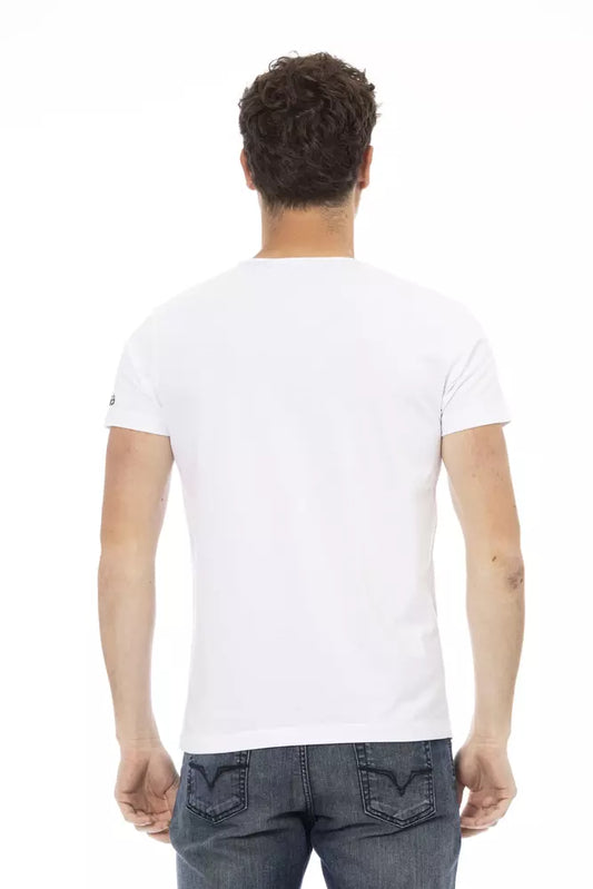 White t-shirt on a mannequin torso