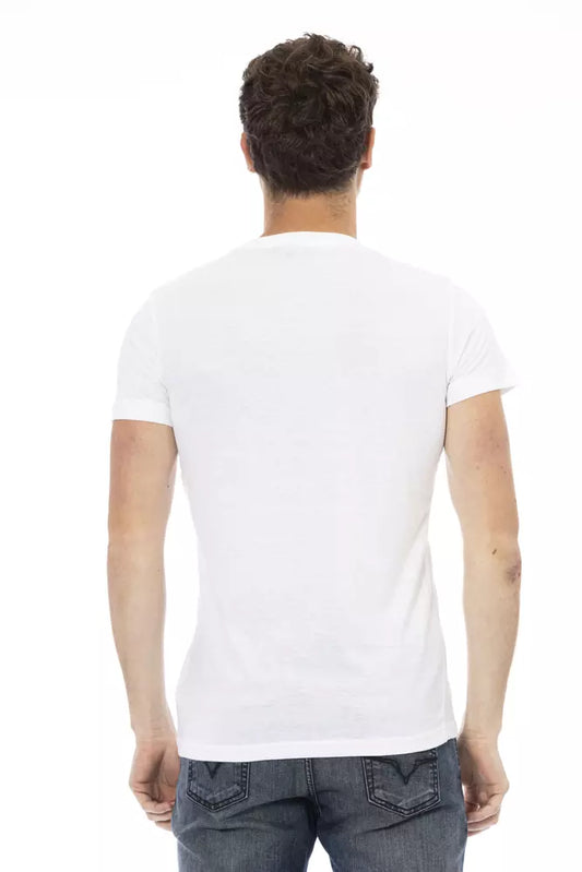 White t-shirt on a mannequin torso
