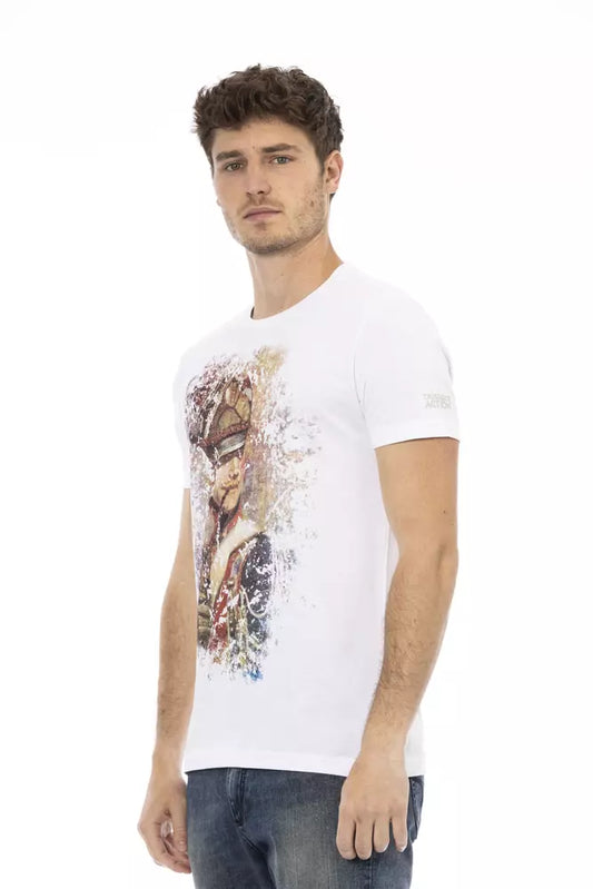 Man wearing graphic t-shirt