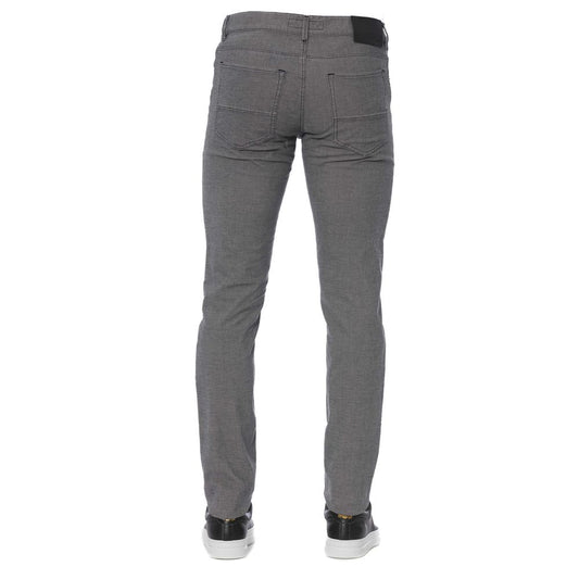 Pair of light grey jeans on a mannequin