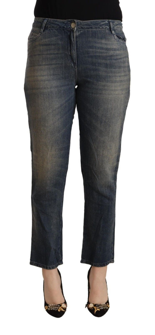 Pair of blue jeans on a mannequin