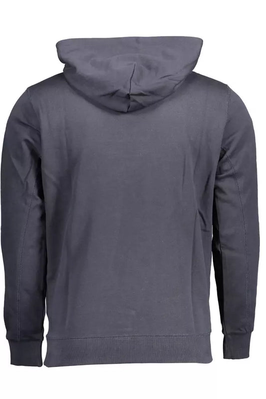 Dark blue hoodie with long sleeves
