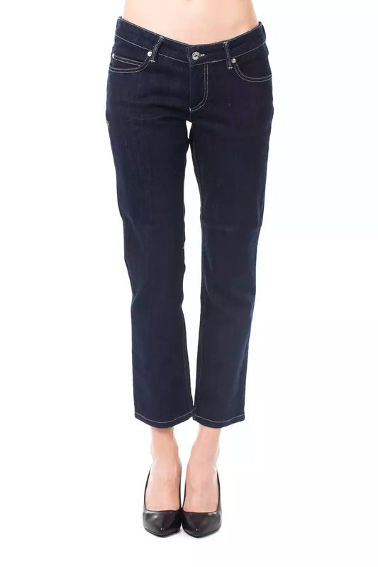 Pair of blue jeans on a mannequin