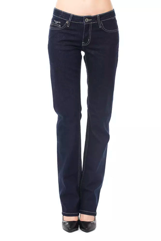 Pair of blue jeans on a mannequin