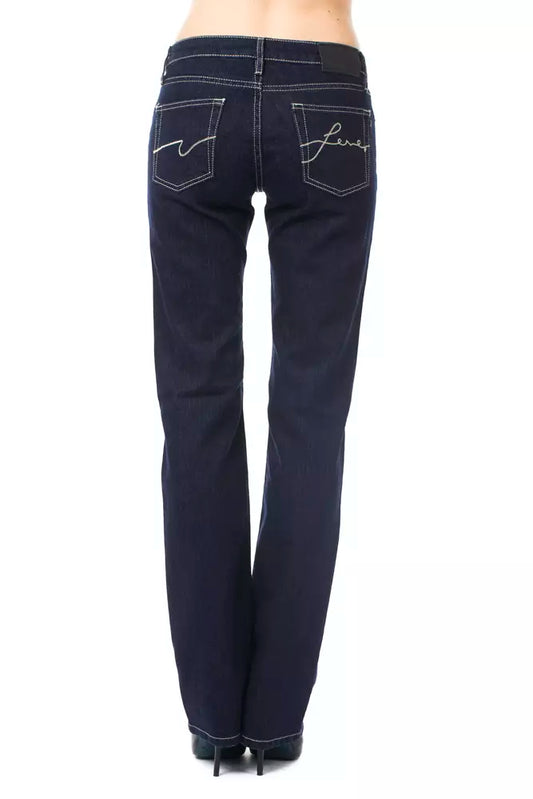 Pair of blue jeans on a mannequin
