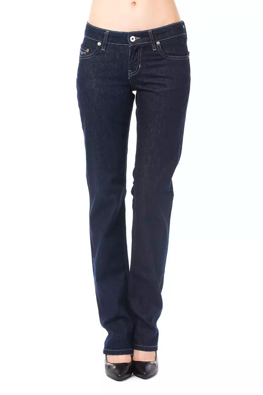 Pair of blue jeans on a mannequin