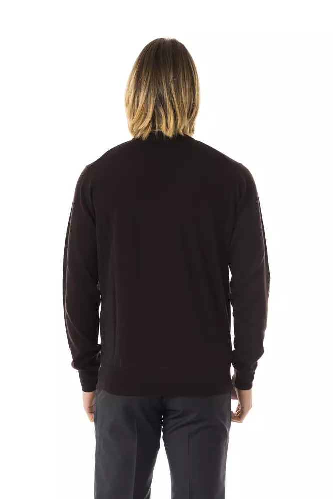 Black long sleeve sweater on mannequin