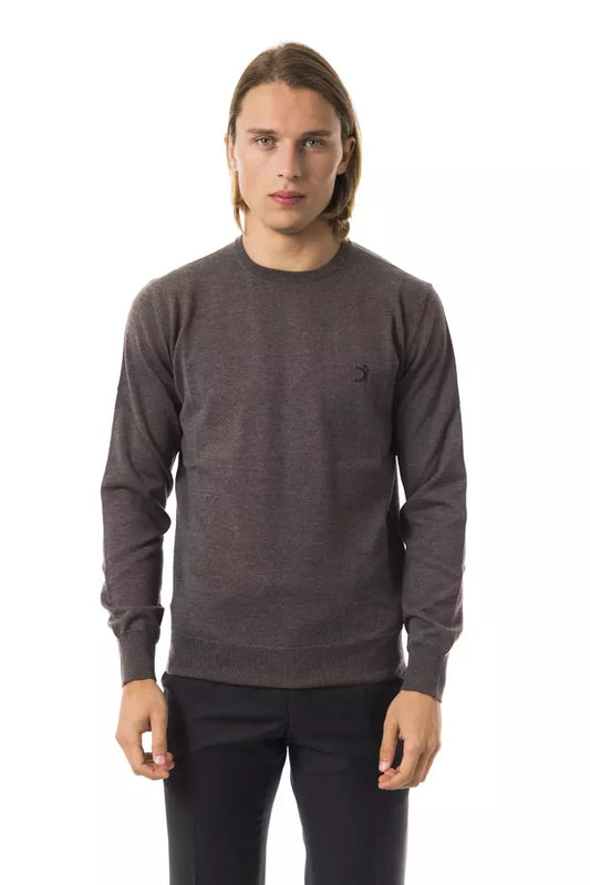 Long sleeve gray sweater on mannequin