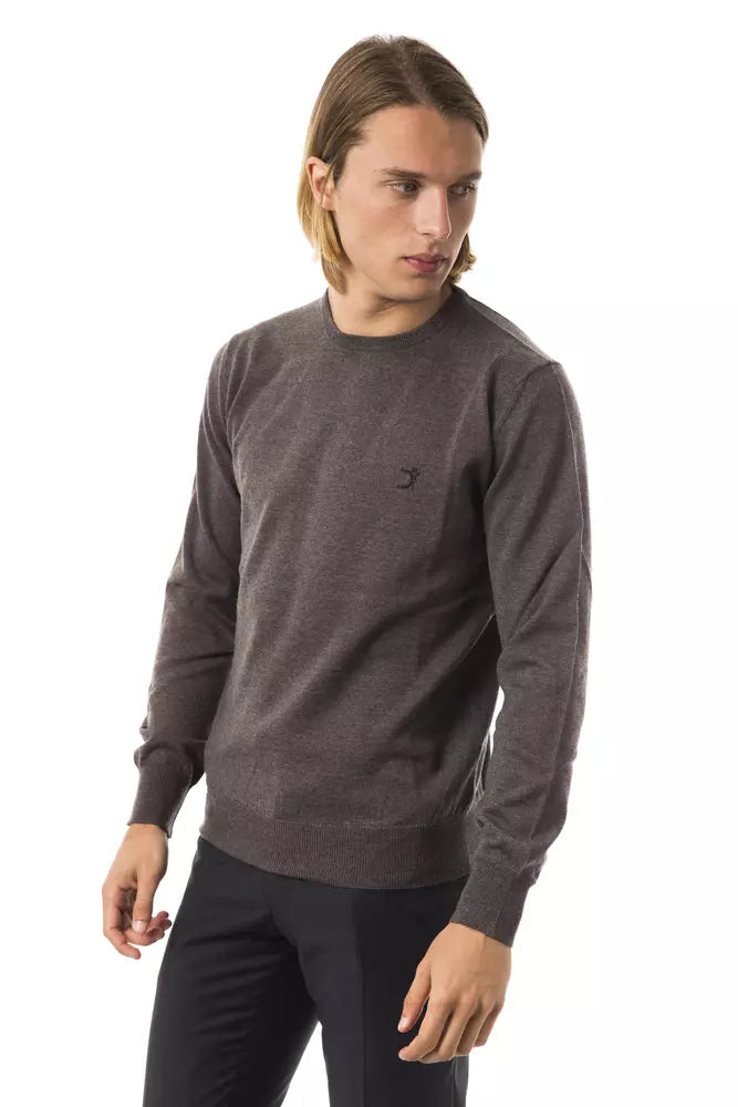 Man wearing dark gray sweater