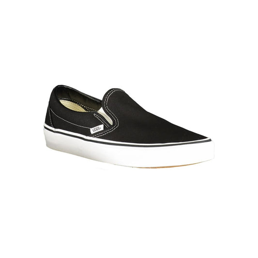 Black women's sneakers with white soles