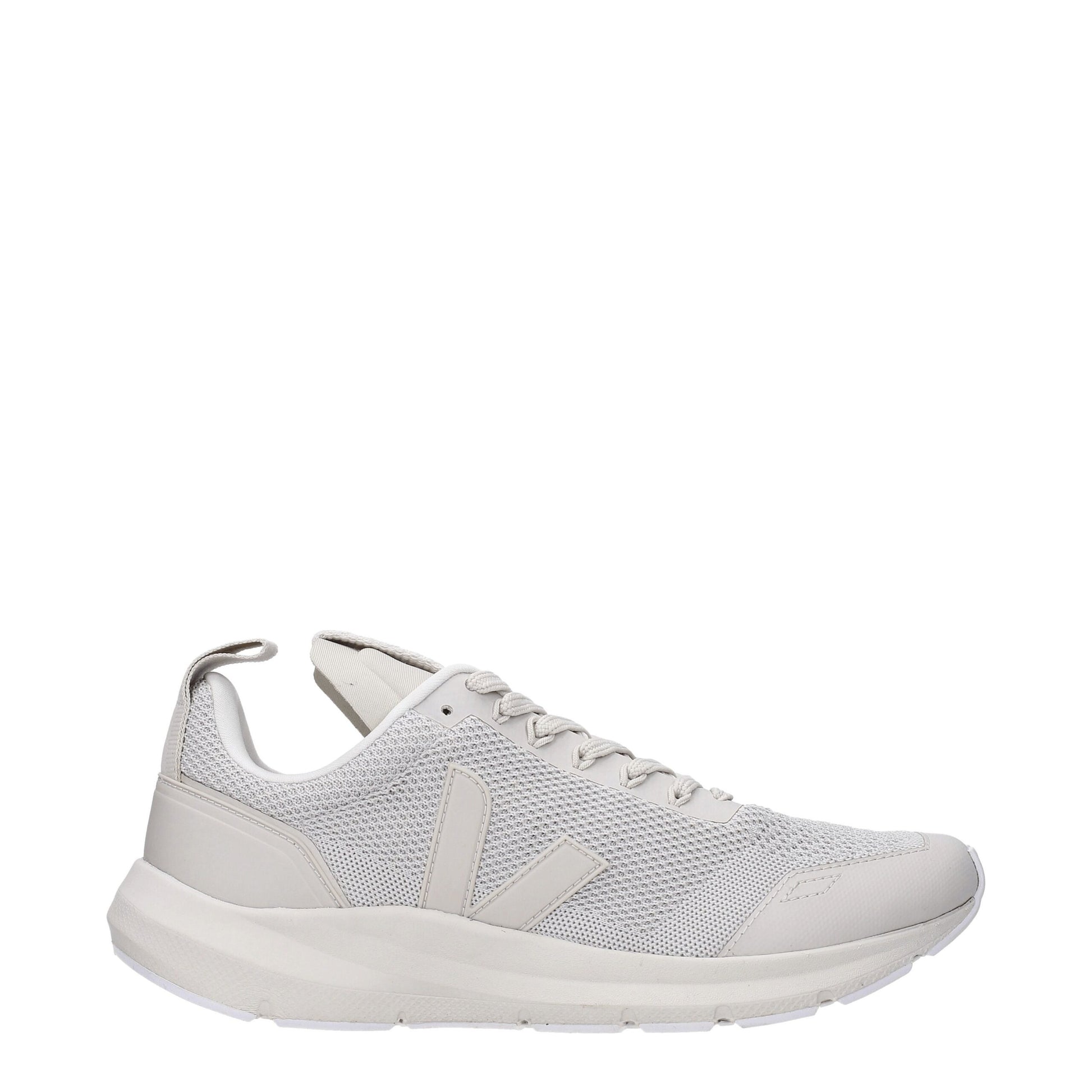 White sneaker with laces