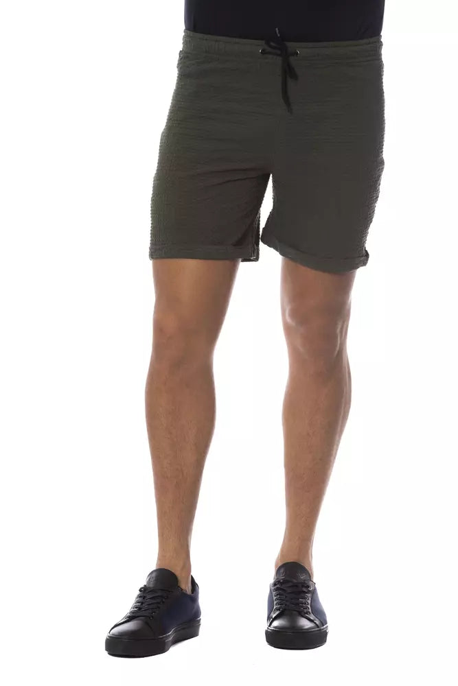 Man wearing shorts and shoes