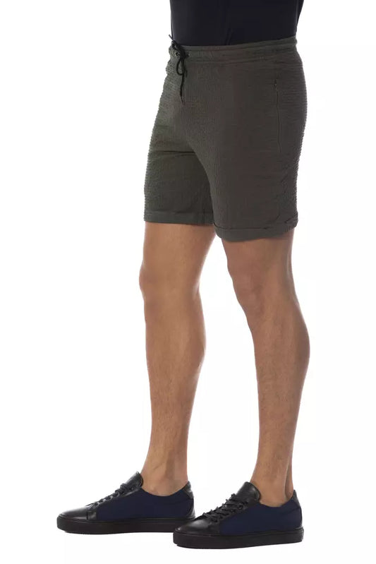 Man wearing shorts and shoes