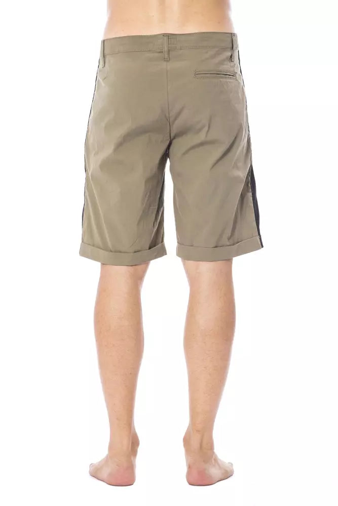 Pair of cargo shorts on a mannequin