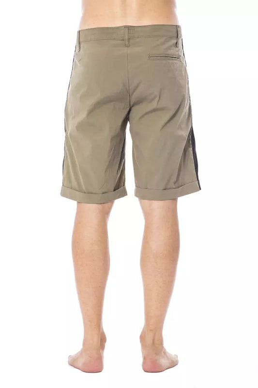 Pair of cargo shorts on a mannequin