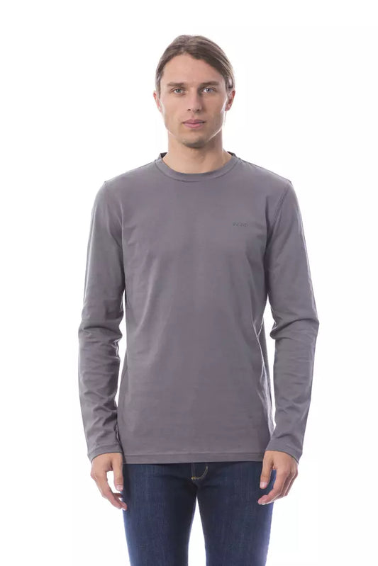 Long sleeve gray shirt on mannequin