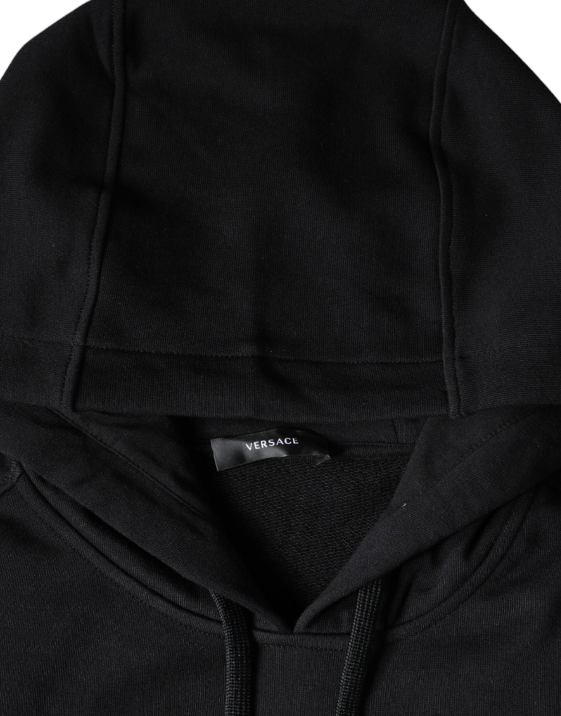 Black hoodie on a hanger