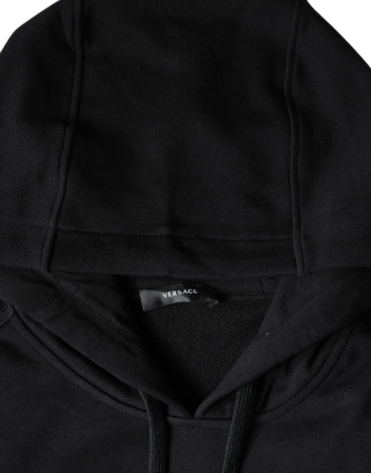 Black hoodie on a hanger