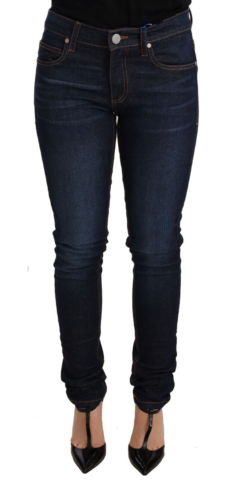 Pair of blue jeans on a mannequin