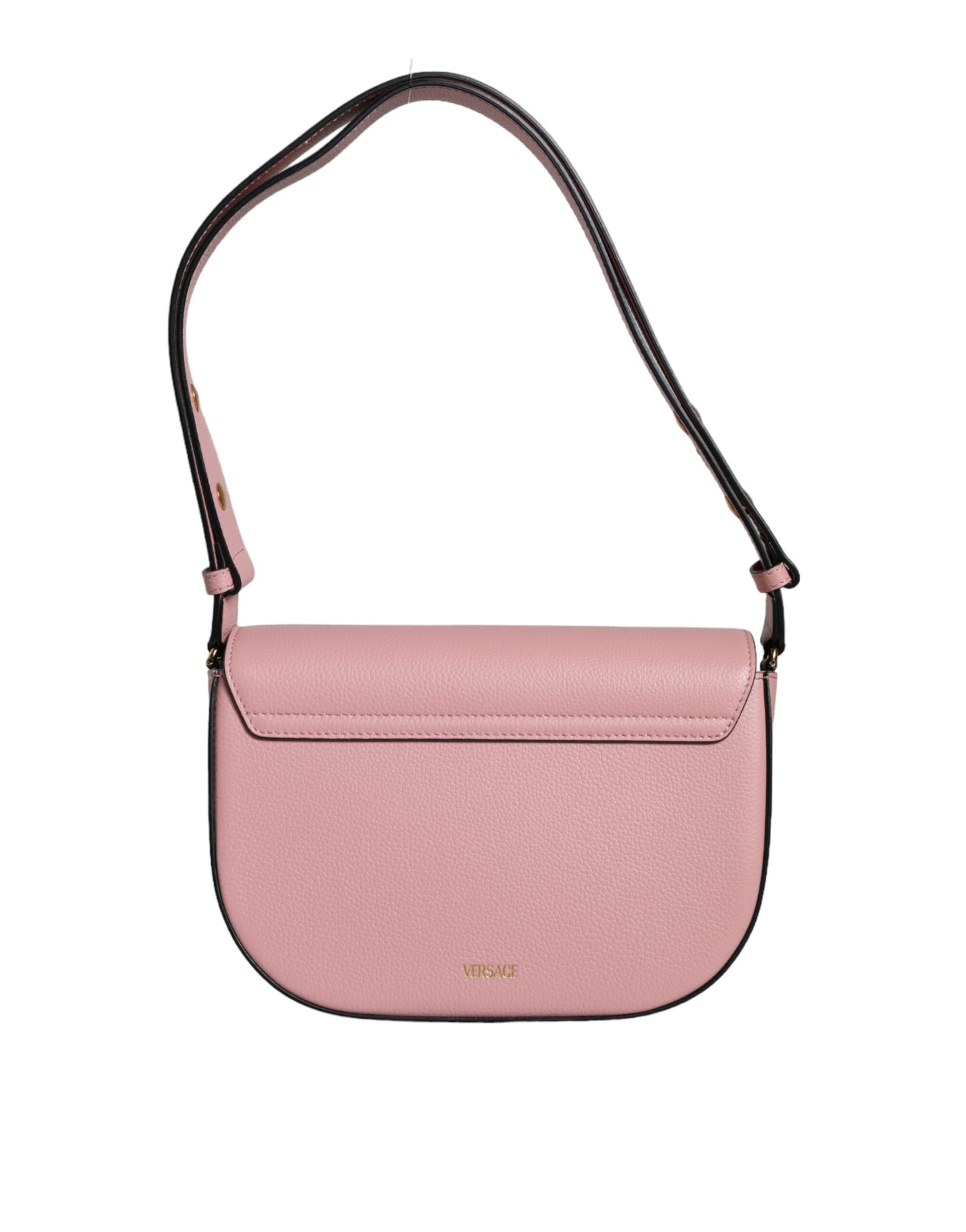 Pink crossbody bag with adjustable strap